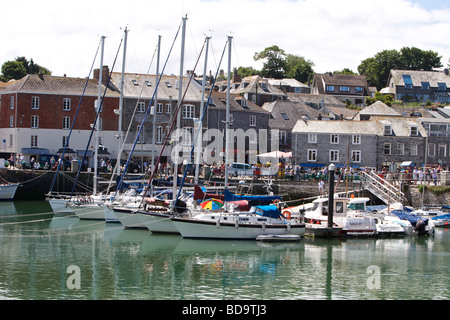 Padstow Hafen Stockfoto