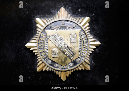 Pakistan Gleise Insignien. Museum of Science and Industry, Manchester, England, UK. Stockfoto