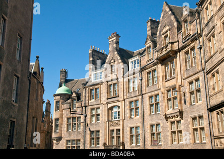 Gebäude in Cockburn Street, Edinburgh, Schottland Stockfoto