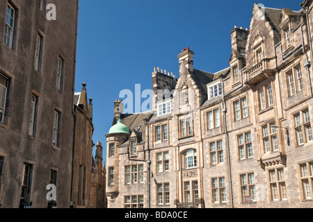 Gebäude in Cockburn Street, Edinburgh, Schottland Stockfoto