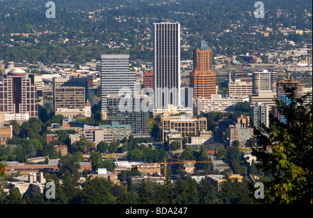 Ansicht der Innenstadt von Portland Stockfoto