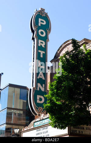 Portland-Zeichen Stockfoto