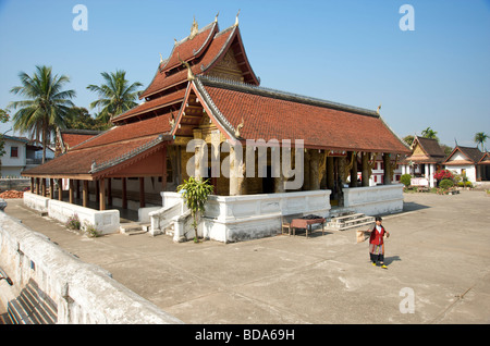 Der Tempel Wat Mai in Luang Prabang Laos Stockfoto