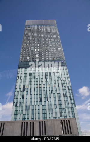 Manchester England UK Beetham Tower ein Hilton-Hotel, das höchste Gebäude in der Stadt Stockfoto