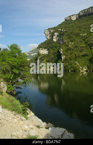 Rio Ebro Embalse de Sobron 06 Stockfoto