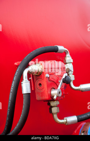 Hydraulik Steuerventil Stockfoto
