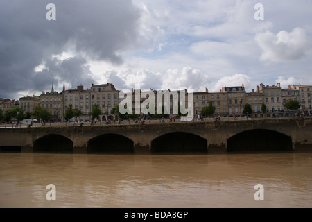 Quai des Chartrons, Bordeaux, Gironde, Frankreich Stockfoto