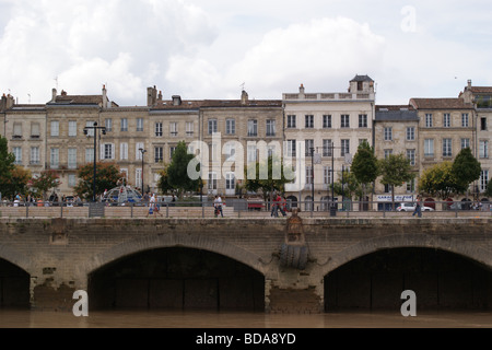 Quai des Chartrons, Bordeaux, Gironde, Frankreich Stockfoto