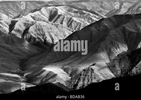 Ansicht des Imnaha Tals aus Buckhorn übersehen Hells Canyon National Recreation Area-Oregon Stockfoto