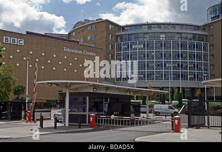 BBC Television Centre Wood Lane London England Großbritannien Samstag, 4. Juli 2009 Stockfoto