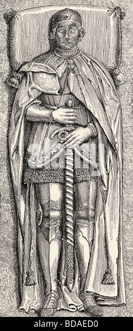 Bildnis des Álvaro de Luna geboren ca. 1390 starb 1453.  Spanische Edelmann und Favorit von Juan II. von Kastilien. Stockfoto