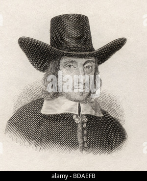 Sir William Dugdale 1605 bis 1686.  Englische Antiquar. Stockfoto