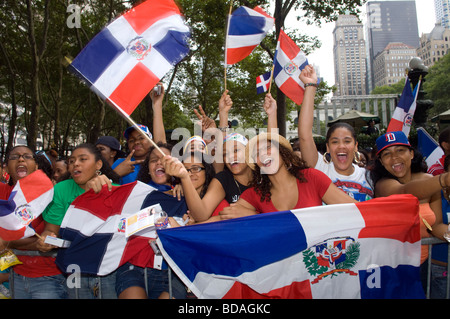 27. jährlichen Dominikanischen Independence Day Parade in New York Stockfoto