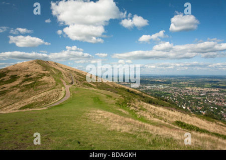 Worcestershire Leuchtturm aus Summer Hill Malvern Hills Worcestershire Uk Stockfoto