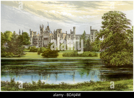 Alton Towers, Staffordshire, Heimat des Earl of Shrewsbury, c 1880. Artist: Unbekannt Stockfoto