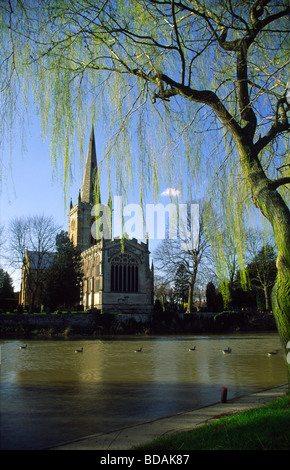 Kirche der Heiligen Dreifaltigkeit Stratford-Upon-Avon Stockfoto
