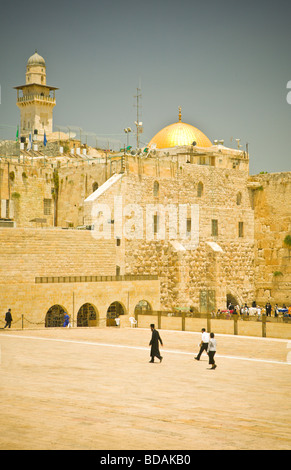 Die Klagemauer in Jerusalem Israel Stockfoto