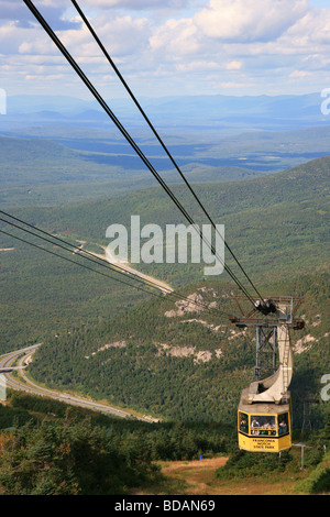 Cannon Mountain Aerial Tramway in New Hampshire White Mountains Franconia Notch State Park Stockfoto