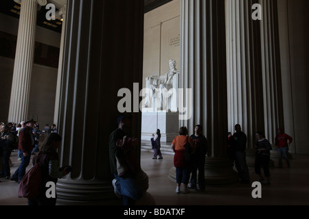 Das Lincoln Memorial an der national Mall in Washington DC Foto Andrew Shurtleff Stockfoto