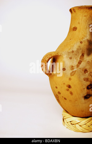 Nahaufnahme von einem dekorativen Krug Stockfoto