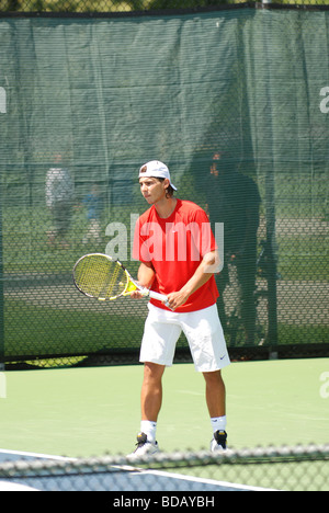 Rafael Nadal - Profi-Tennisspielerin Stockfoto