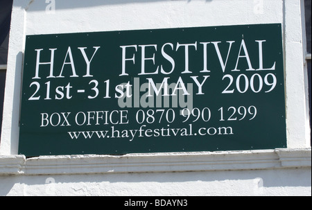 Hay-on-Wye Powys, Wales GB UK 2009 Stockfoto