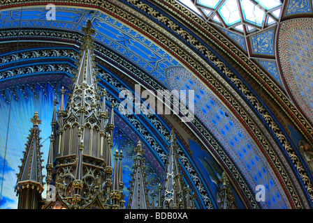 Notre dam Basilika in Montreal, Kanada Stockfoto