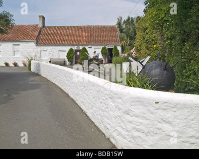 Die deutsche Besetzung Museum als Besucherattraktion im Wald Guernsey Channel Islands Stockfoto