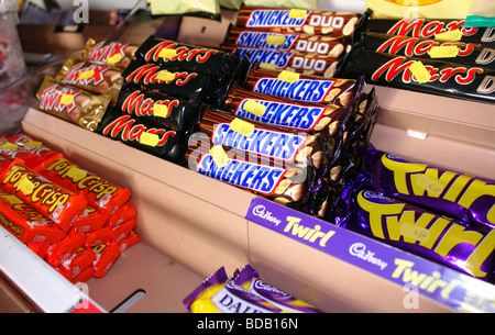 Süßwaren-Stand South Wales GB UK 2007 Stockfoto