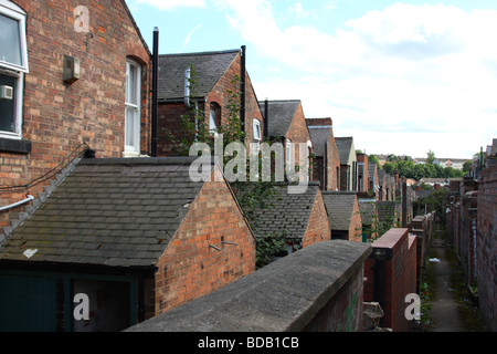 Reihenhäuser in der St Ann Gegend von Nottingham, England, Vereinigtes Königreich Stockfoto