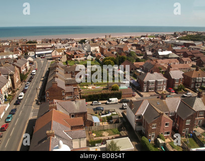 Blick vom Leuchtturm am Withernsea East Yorkshire UK Stockfoto