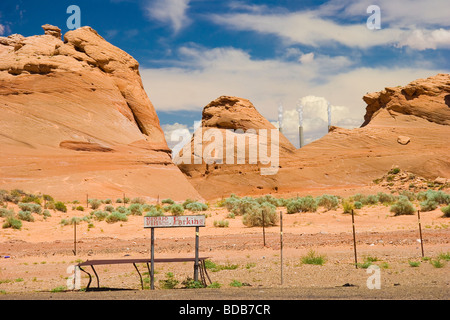 Navajo Gebiet, Südwesten der USA Stockfoto