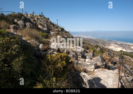 Calmorro Berg. Benalmadena. Costa del Sol Andalusien. Spanien. Europa Stockfoto