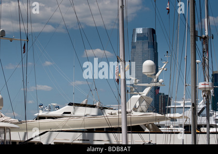 Battery Park Marina Stockfoto