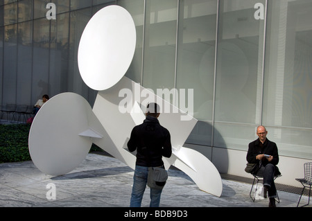 Skulpturengarten im MOMA Stockfoto