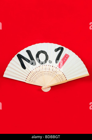 Nr. 1 Falten Fan aus Japan Stockfoto