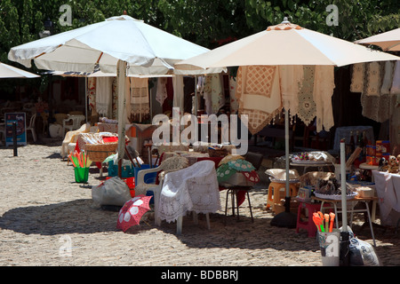 Artikel zum Verkauf in Omodhos Zypern Stockfoto