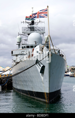 HMS Liverpool der Royal Navy ist ein Typ 42 Zerstörer. Der Stapellauf war am 25. September 1980. Stockfoto