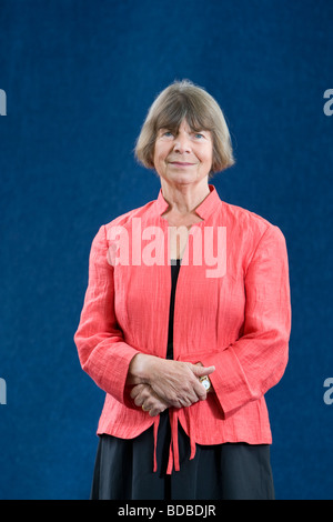 Dame Margaret Drabble, auf dem Edinburgh International Book Festival, Edinburgh, Schottland Stockfoto