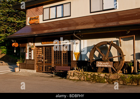 Japanische Soba-Nudel-Restaurant, Chusha, Nagano, Japan Stockfoto