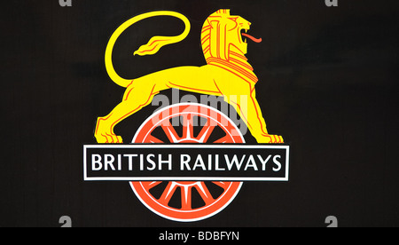 Das alte Logo der British Railways Stockfoto