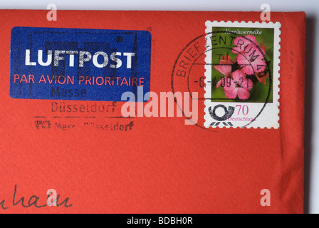 Brief in Deutschland Stockfoto