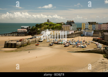 The Harbour at Tenby, Pembrokeshire, West Wales, UK Stockfoto