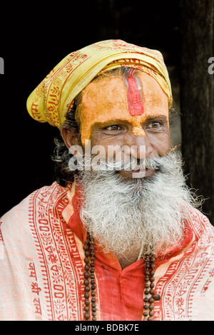 Sadhu in Bhaktapur, Kathmandu, Nepal Stockfoto