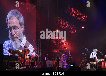 Yusuf Islam Cat Stevens beim Fairport Cropredy Convention Musikfestival 2009 war dies das erste Musikfestival Yus Stockfoto