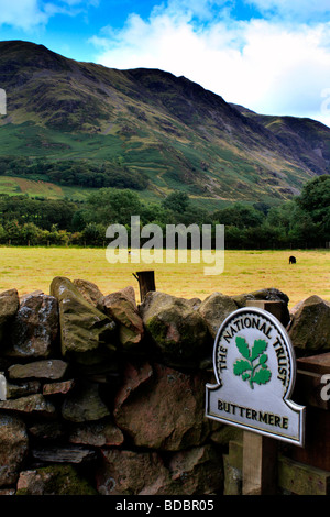 A view of the fells near buttermere village in the Lake District, Cumbria, England Stockfoto