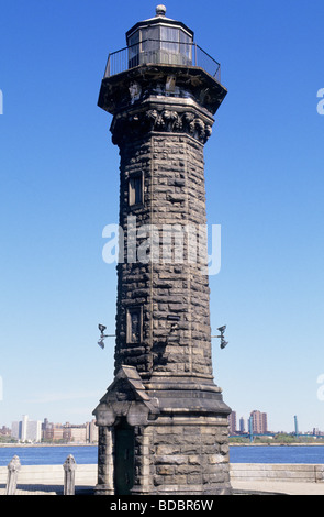 New York Roosevelt Island Blackwell Island Lighthouse New York City NYC Stockfoto