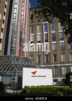 Aston University in Birmingham UK Hauptgebäude Stockfoto