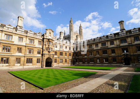 Clare College und Kings College Chapel, Cambridge England UK Stockfoto