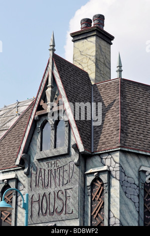 Attraktionen auf dem Clifton Hill, Niagara, Ontario - Haunted House Stockfoto